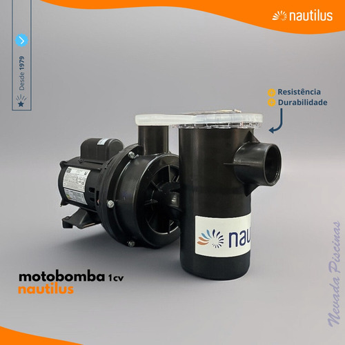 Motobomba Nautilus Nbfc-4 1 Cv 127v/220v Monofásica