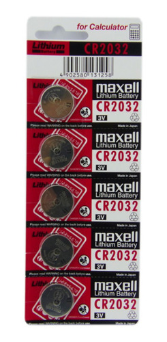 Set 5 Pilas Cr2025 Maxell 3 Volt