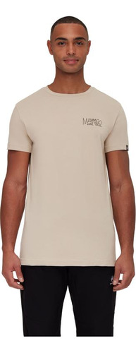 Polera Hombre Mammut Massone T-shirt Beige