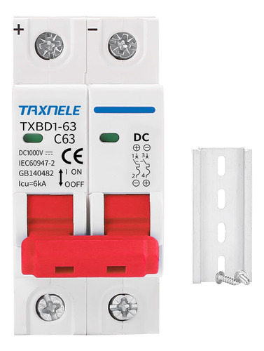 Disyuntor Miniatura Dc Mini Solar Interruptor Bateria Viaje