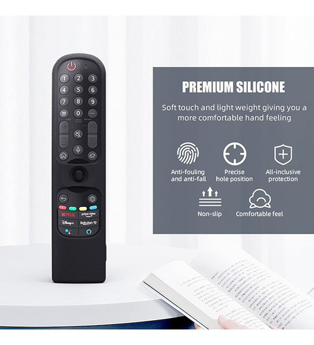Imagen 4 de 4 de Funda Para Magic Remote LG 2021 - Negro