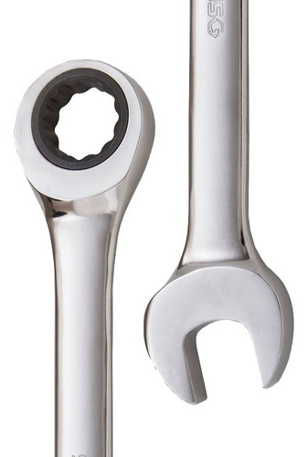 Chave Combinada Sata Com Catraca Cromo Vanádio 9mm