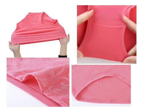 N 5 Pares De Pantalones Cortos De Algodón Cintura Alta Para