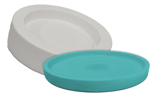 Molde De Yeso Plato 12cm (p-010) Barbotina Cerámica - Milluy