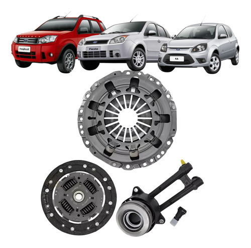 Kit Embreagem Luk Fiesta Ecosport Ka Courier Zetec 1.0 1.6