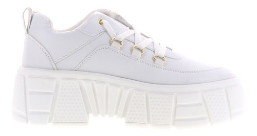 Imagen 2 de 4 de Tenis Mujer De Plataforma Casuales Erez Negro