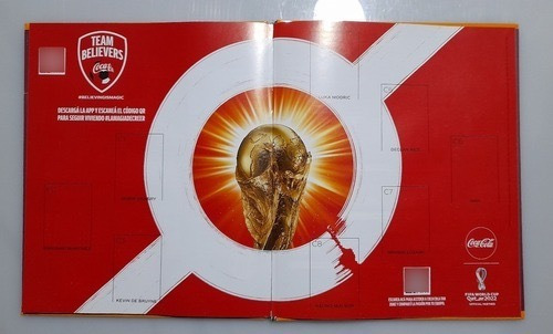 Set Completo 8 Figuritas Coca Cola Panini Mundial Qatar 2022