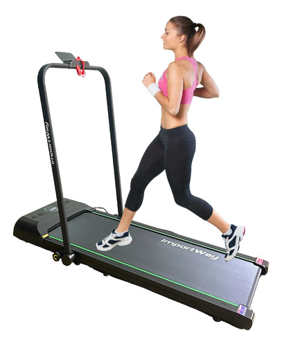 Esteira Elétrica Dobrável 2 Em 1 Portátil 100kg 2.0hp 12km/h