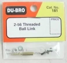 Threaded 2-56 Ball Link Cód 181 Dubro.