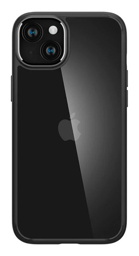 Spigen Funda Crystal Hybrid For iPhone 15 Plus  Matte Black