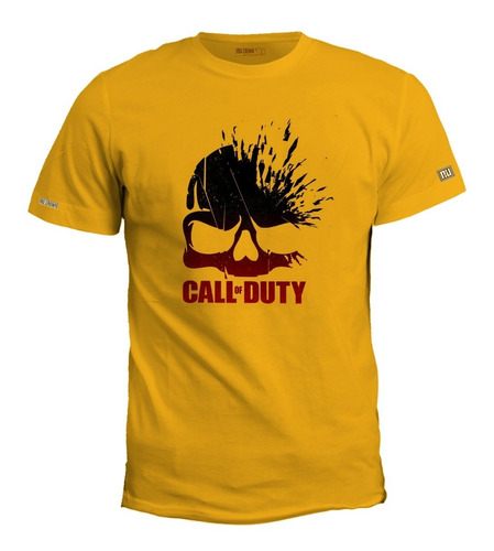 Camiseta Estampada Call Of Duty Logo Hombre Irk