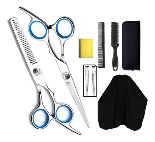 Tijeras De Barbero Kit Profesional Para Corte De Cabello