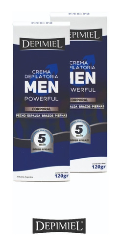 Depimiel - Crema Depilatoria Men Cuerpo Kit X 2