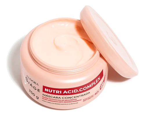 Máscara Capilar Eudora Siàge Nutri Acid Complex Vegano 250g