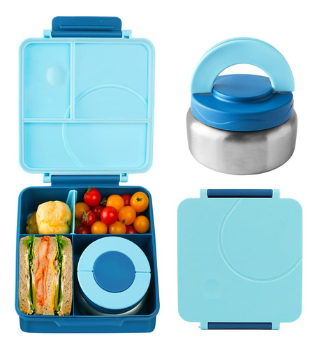 Skiexoad - Caja De Almuerzo Con Aislamiento Para Niños, Con.