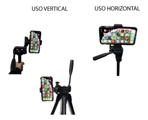Imagen 7 de 9 de Braun Trípode Lightweight 160 + Soporte Para Celular
