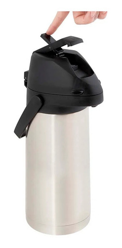 Garrafa Térmica Para Café Agua Chá 1,9l C/ Alavanca Inox Mor