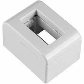 Kit 18 Caixa Sobrepor C/ Conector Keystone Rj45 Cat6 Lizflex