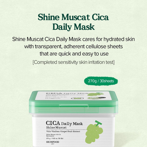 Skinfood Mascarilla Shine Muscat Cica Todo Tipo De Piel