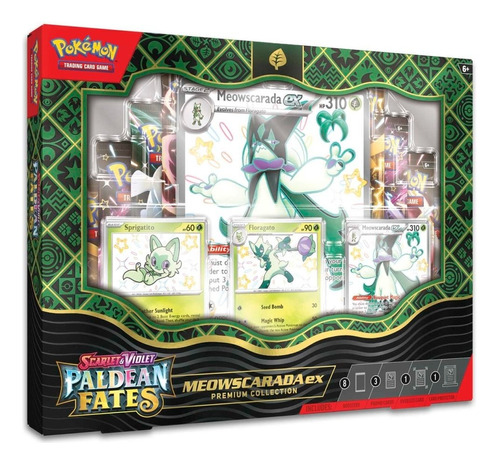 Pokemon Tcg Paldean Fates Premium Collection - Shiny Meowsca