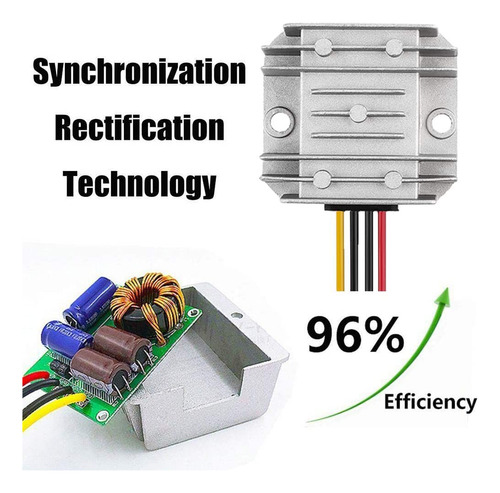 Convertidor De Potencia Supernight Dc 12 V A 24 V 3a 72 W Re