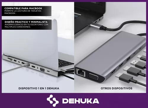 Adaptador Usb C Hdmi Hub Para Macbook Pro Usb 3.0 Usb C Dehuka