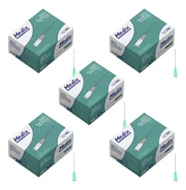 Comprar Kit 500 Agulhas HiPodérmicas 25x0,8mm 21g Estéril Desc
