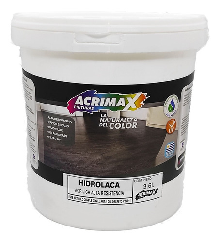 Hidrolaca Plastificanteacrilico Altaresistencia Acrimax 3.6l