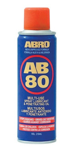 Removedor De Oxido Y Lubricador En Spray Abro 10oz 253g 