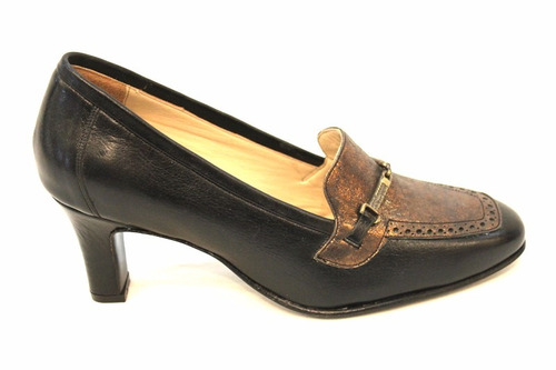 Zapato Cuero Mujer Combinado Art 661 - 659. Marca Modigliani