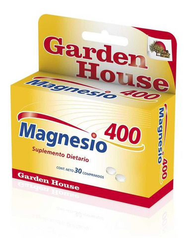 Garden House Suplemento Dietario Magnesio 400 X 30comp.