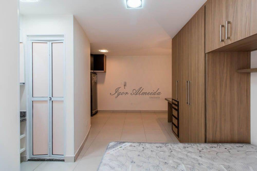 Imagem 7 de 19 de Flat Com 1 Dormitório Para Alugar, 30 M² Por R$ 2.450,00 - Cerqueira César - São Paulo/sp - Fl0126