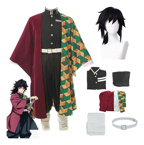 Cosplay De Demon Slayer: Kochou Shinobu Peluca+kimono