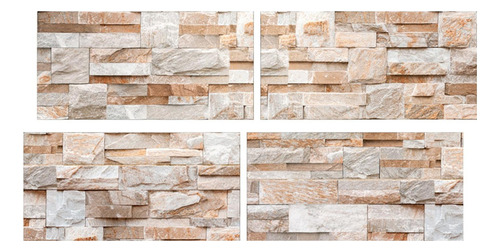 4 Pegatinas De Pared Ladrillo De Imitación Impermeables E