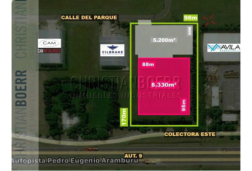 Imagen 10 de 11 de Fraccion Industrial De 16.660m² - 98m Sobre Colectora - Par