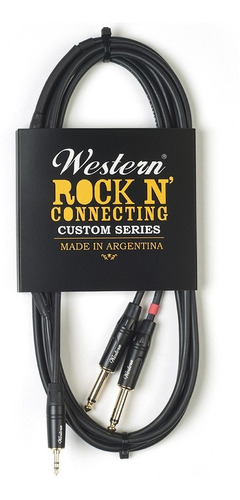 Cable Mini Plug Estereo A Dos Plug M De 6 M Western Mini2p60