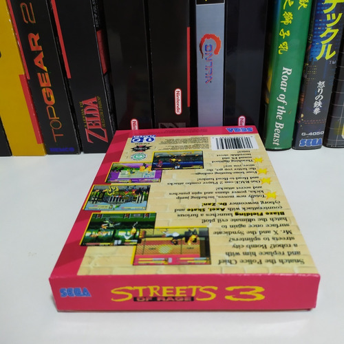 Streets Of Rage 3 - Box Do Jogo (mega Drive) (genesis)