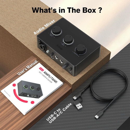 Mezclador De Audio Usb Interface Xlr. Instrumentos.