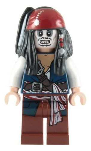 Lego Piratas Del Caribe: Jack Sparrow Esqueleto Minifigura