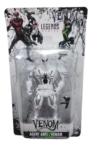 Muñeco Super Accion Venom De 12cm Blanco