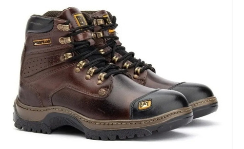 Imagen 7 de 10 de Botas Cat Caterpillar Impermeables + Cinto Y Billetera Stock