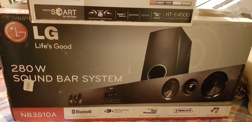 Imagen 8 de 8 de Combo Home Theater Bluray LG Samsung 1000w Sound Bard280 LG