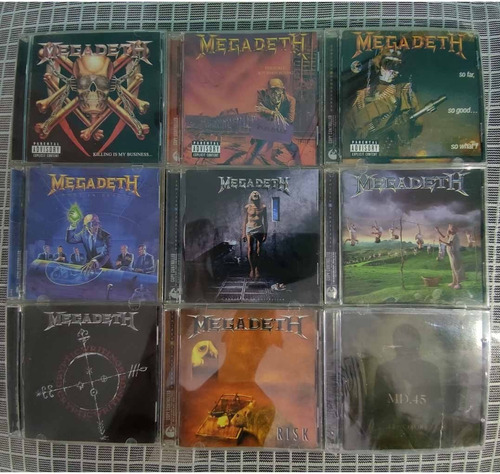 Megadeth Remastered Coleccion Cd Disco 