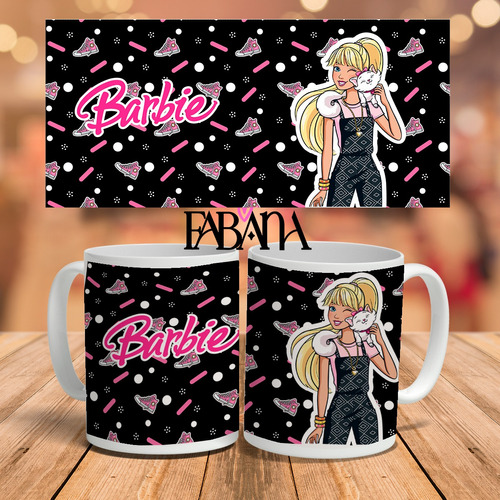 Taza Sublimada Diseño Barbie Modelo 21