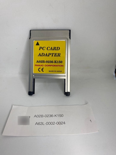 Fanuc A02b-0236k150 Compact Pc Card Adapter 