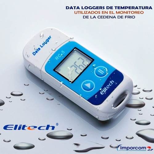 Imagen 1 de 6 de Data Logger .-registrador De Temperatura Elitech Rc-5 Usb