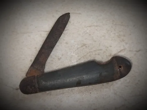 comprar Antigua Navaja De Bolsillo Alemana Finales Del Siglo Xix!!!