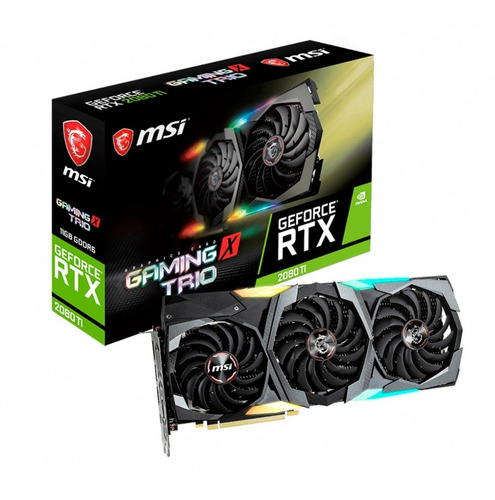 Placa De Video Msi Geforce Rtx 2080ti Gaming X Trio 11gb Pc