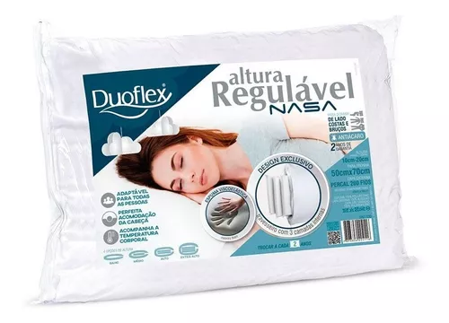 Fcare Almohada de apoyo lumbar para dormir, altura ajustable