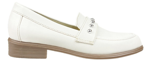 Mocasines Dama Casual Blanco Zapato Para Mujer Exploras